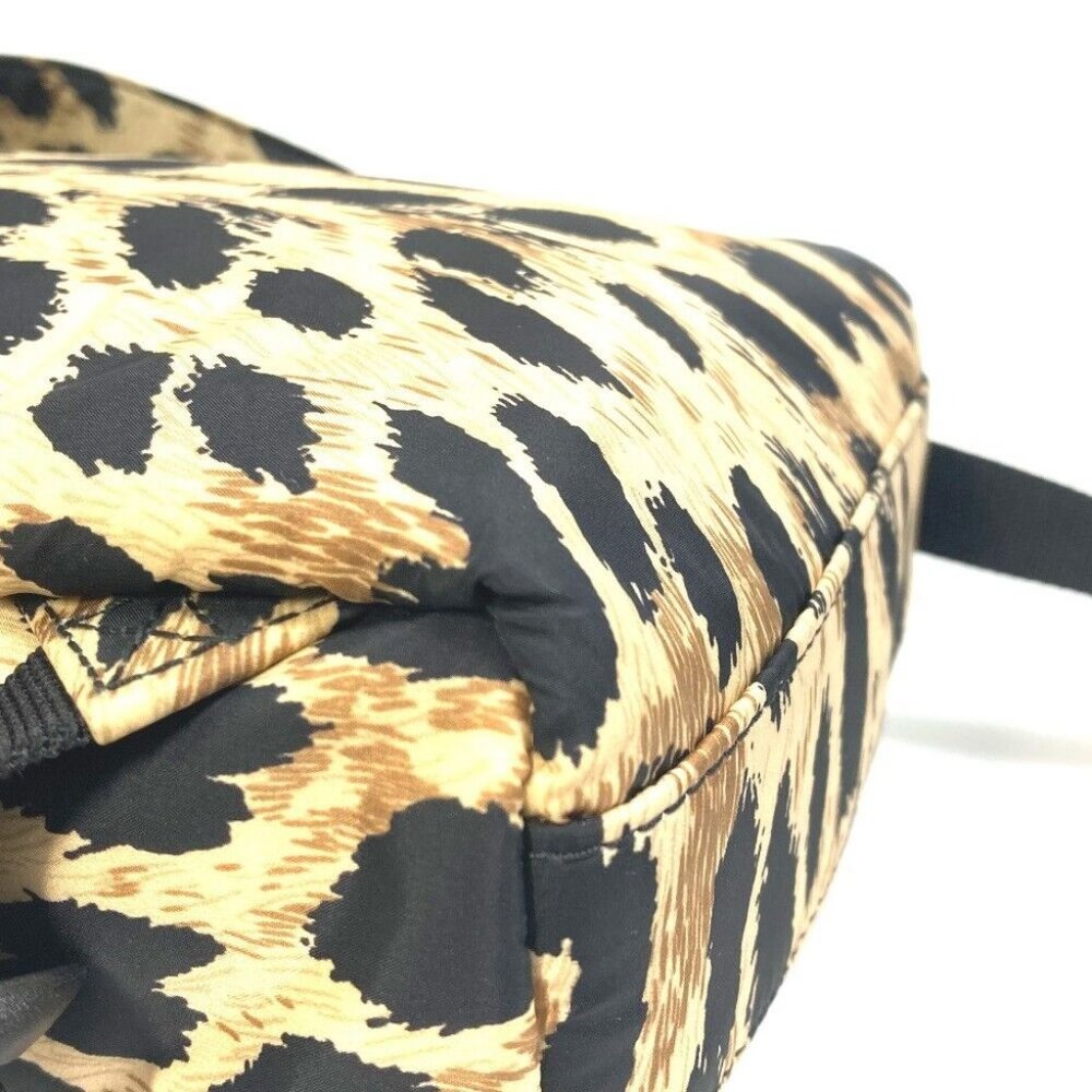 AUTHENTICITY GUARANTEED BALENCIAGA Leopard Mini Backpack bag Beige/Black - Picture 9 of 13